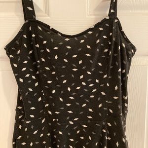 Black and White Skater Dress